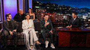Still from Tom Holland, Jake Gyllenhaal, Zendaya, Cobie Smulders, and Jacob Batalon; Musical Guest Vampire Weekend