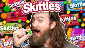 Still from We Tried EVERY Skittles Flavor
