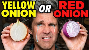 Still from Which Type Of Onion Makes You Cry The Most? - Good Mythical More