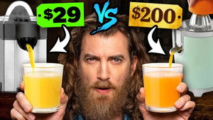 Still from $29 vs. $200 Juicer Taste Test