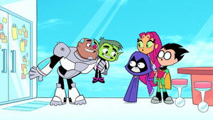 Still from Top of the Titans: Beast Boy & Cyborg Songs