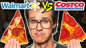 Still from Walmart vs. Costco Taste Test | FOOD FEUDS