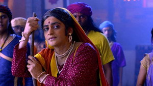 Still from Krishna Visits Radha in Disguise