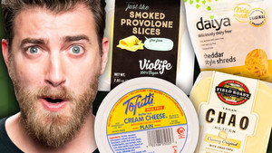 Still from What's The Best Vegan Cheese? Taste Test