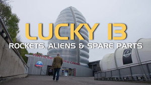 Still from Lucky 13: rockets, aliens and spare parts
