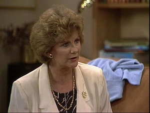 Still from Madge's Arrival to Ramsay Street
