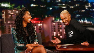 Still from Guest Host Lena Waithe; John and Ella Bleu Travolta, Lala Milan, Musical Guest Chika