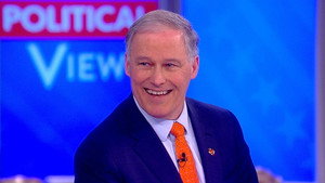 Still from Bari Weiss and Jay Inslee