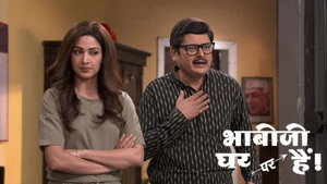 Still from Vibhuti Takes Control Of Tiwari's Hand