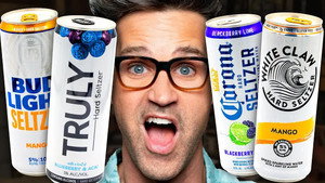 Still from Is White Claw The Best Hard Seltzer? (Taste Test)