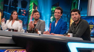 Still from Malú, Mika, Pablo López y Sebastián Yatra