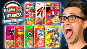 Still from March Milkness Taste Test: Fruity Cereals