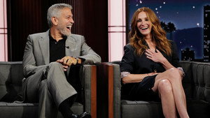 Still from George Clooney, Julia Roberts, Omar Apollo