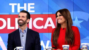Still from Donald Trump Jr. and Kimberly Guilfoyle