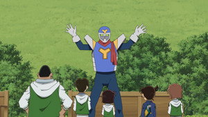 Still from The Cosplay Rider of the Wind