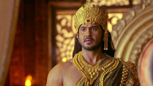Still from Krishna Cautions Karna