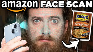 Still from Amazon Told Us What To Buy Based On Our Faces