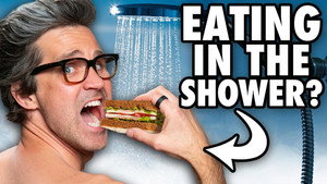 Still from Ranking Weirdest Bathroom Habits