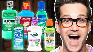 Still from What's The Best Mouth Wash? Taste Test