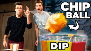 Still from Chip Dip Pong - FOOD SPORTS