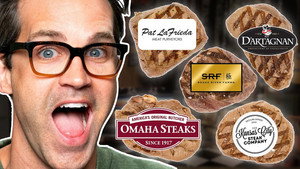 Still from What's The Best Mail Order Steak? Taste Test