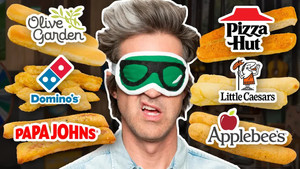 Still from Blind Fast Food Breadsticks Taste Test