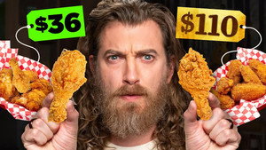 Still from Cheap vs. Expensive Grocery Stores (Taste Test)