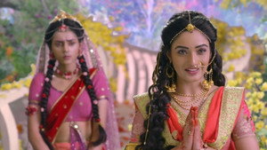 Still from Radha, Chandravali Meet Soham