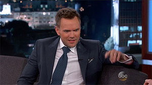 Still from Joel McHale, Ansel Elgort, Benmont Tench