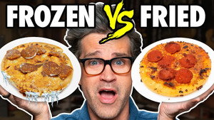 Still from Frozen vs. Fried Food Taste Test