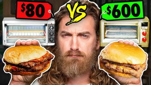 Still from $80 vs. $600 Toaster Oven Taste Test