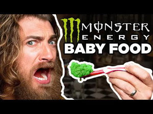 Still from Tasting Weird Baby Food