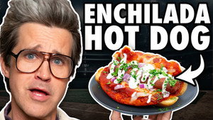Still from Craziest Stadium Foods in America Taste Test