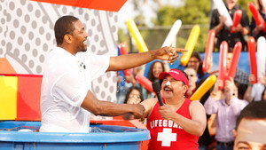 Still from Game Night #3 (Chadwick Boseman, Metta World Peace)