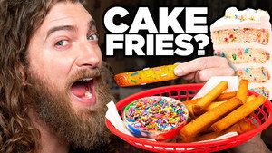 Still from Will It Fries? Taste Test
