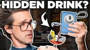 Still from Testing Secret Drinking Flasks