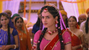 Still from Radha Competes With Krishna
