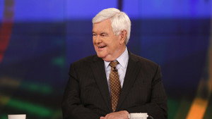Still from Newt Gingrich and Edward Norton