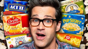 Still from What's The Best Microwave Popcorn? Taste Test