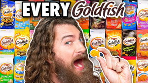 Still from We Tried EVERY Goldfish Flavor