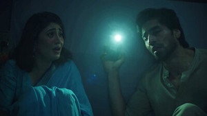 Still from Rishabh And Bhagyashree Get Stuck