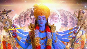 Still from Krishna's Infinite Incarnations!