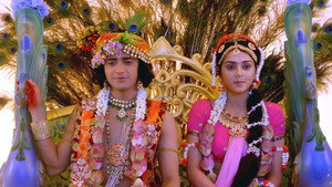 Still from Krishna's Plan for Radha