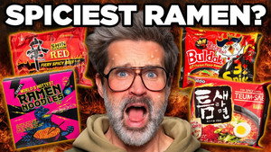 Still from What’s the Spiciest Ramen?