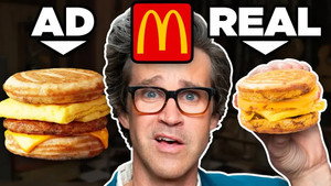 Still from Fast Food Ads vs. Real Life Food (Test)