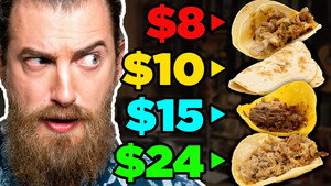 Still from Frozen vs. Fast vs. Fancy Food Taste Test