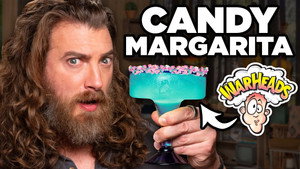 Still from Candy Cocktails vs Cocktail Candies Taste Test