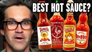 Still from What's The Best Hot Sauce? (Taste Test)