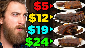 Still from Frozen vs. Fast vs. Fancy Taste Test