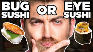 Still from Guess The REAL Gross Food (GAME) | 2 FOODS AND A LIE